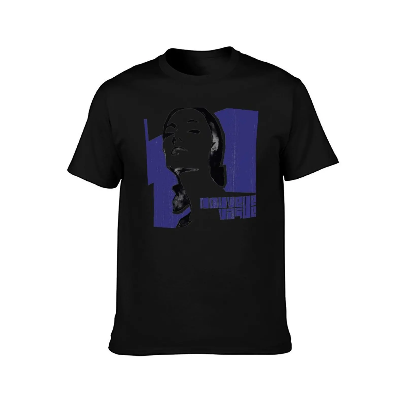 nouvelle vague band T-Shirt, Summer Casual Cotton Tee, Oversized Streetwear Tops, Vintage Graphic Print, Loose Fit Short Sleeve