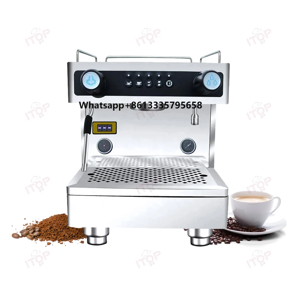 

High Quality Multifunction Italian Espresso Maker 9bar 2.5kw 6l Tank Semi-automatic Coffee Machine