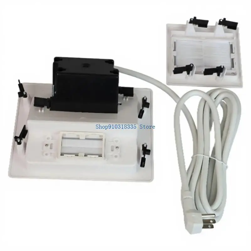  Easy Plastic US Wall Outlet Cover Simple to Install Without Tools