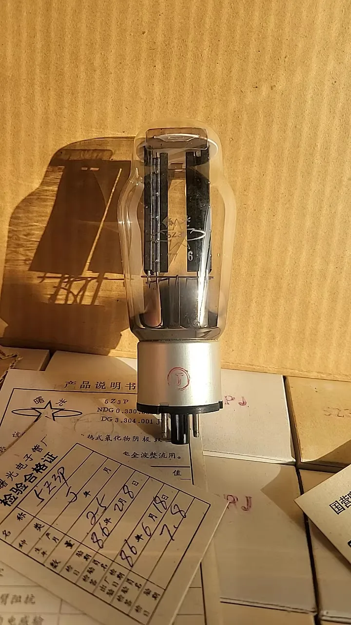 

Новые вакуумные лампы GHXAMP Shuguang 5Z3P для усилителей: универсальная прямая замена для 5U4G, 274B и 5R4G, 2 шт.