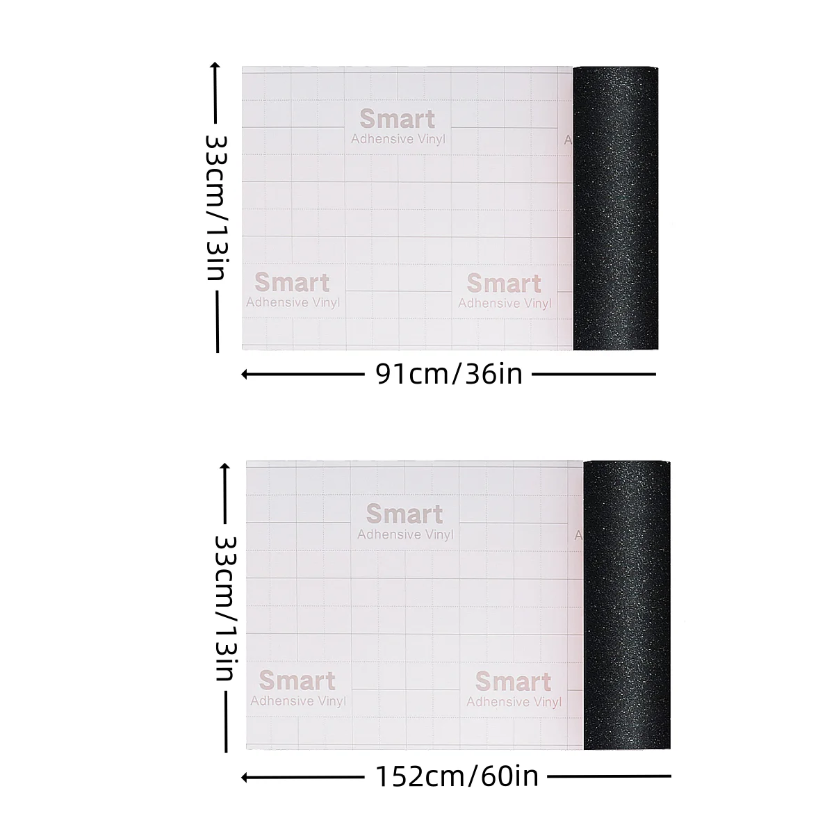 1Roll Smart Glitter Permanent Vinyl for Cricut Maker3/Explore3,Matless Smart Shimmer Adhesive Vinylfor Cricut decoration,Sticker