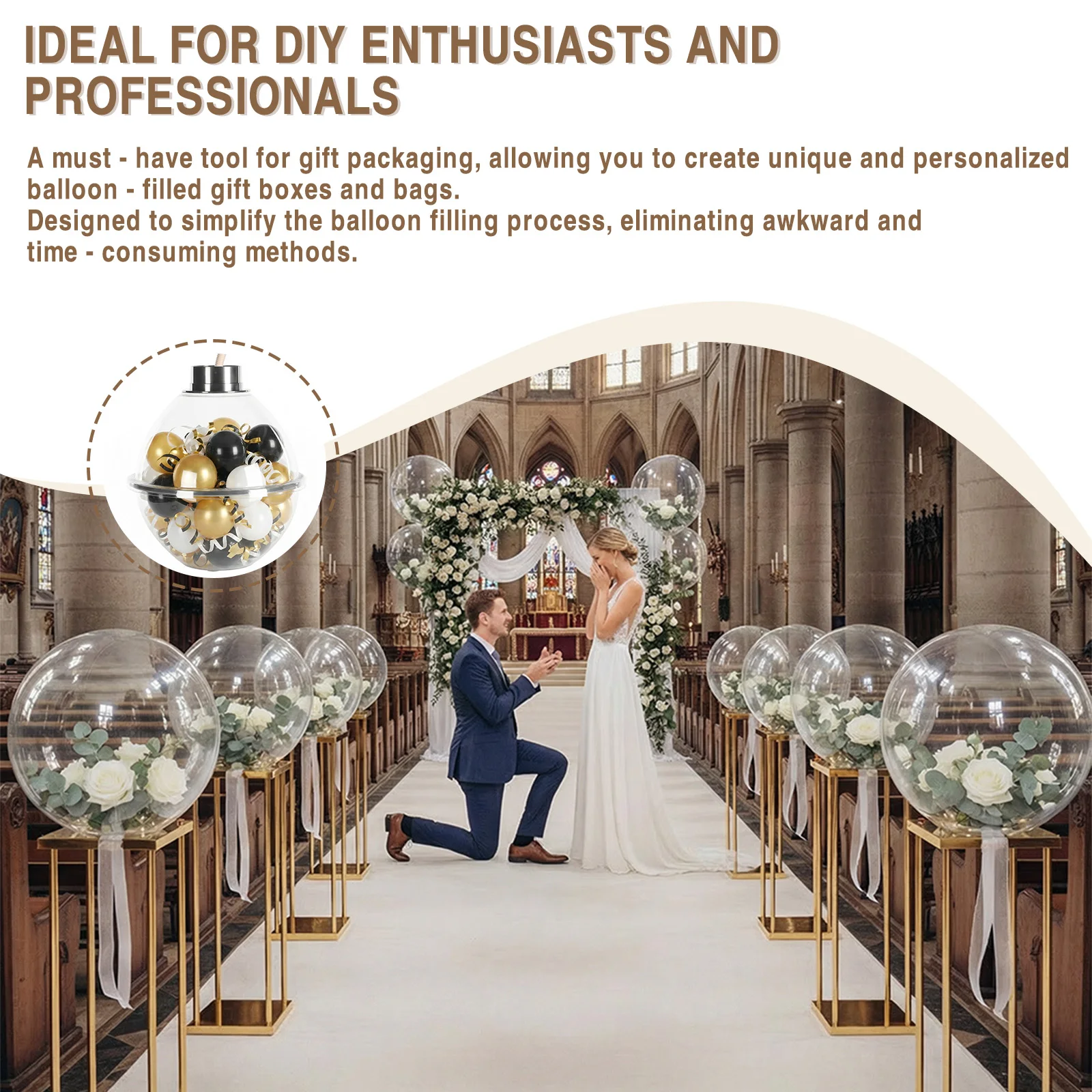 

Большая прозрачная машина для наполнения пакетов с электрическим воздушным насосом и расширительным инструментом