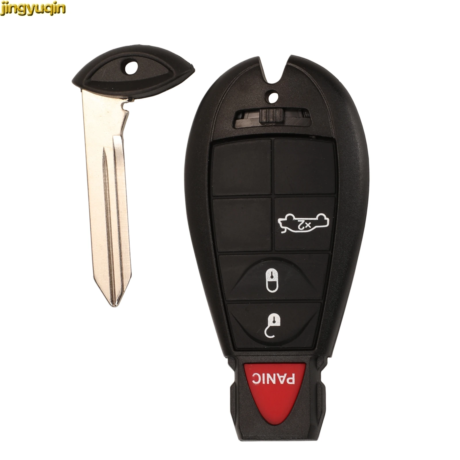 

Jingyuqin Remote Car Key Shell For Jeep Grand Cherokee Chrysler 300 Town Country Dodge Challenger Journey Cover