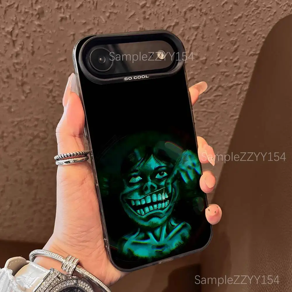 لا أنا لست حافظة هاتف ألعاب بشرية لهاتف iPhone 17,16,15,14,13,12,X,8,Pro,Max,Plus,E,SE4,Air,Mini Black IMD Matte