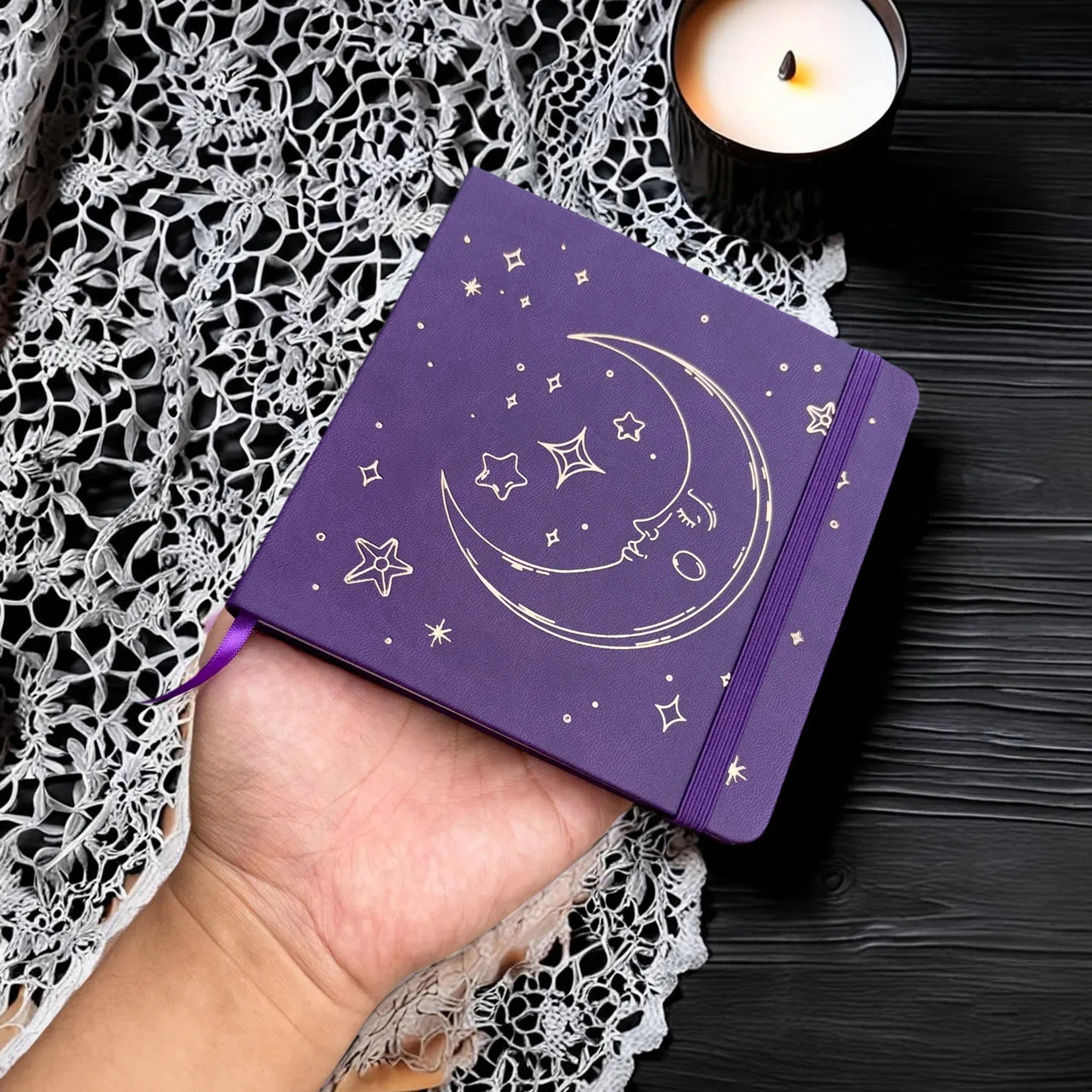 BUJO Dotted Journal – 5,5"x5,5" Quadrat | 180 g/m2 Bambuspapier | Für Bujo, Skizze und kreatives Journaling – Detail 12