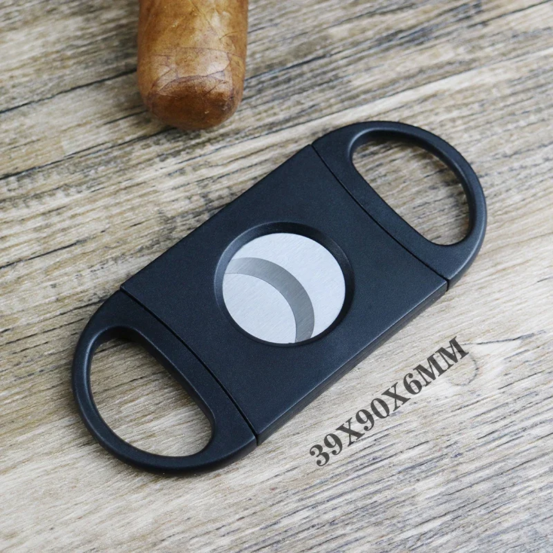 2022 Cigar Cutter Brand Stainless Steel Metal Classic Cigar Cuttter Cigar Scissors Travel Smoking Accessories Gift for boyFriend