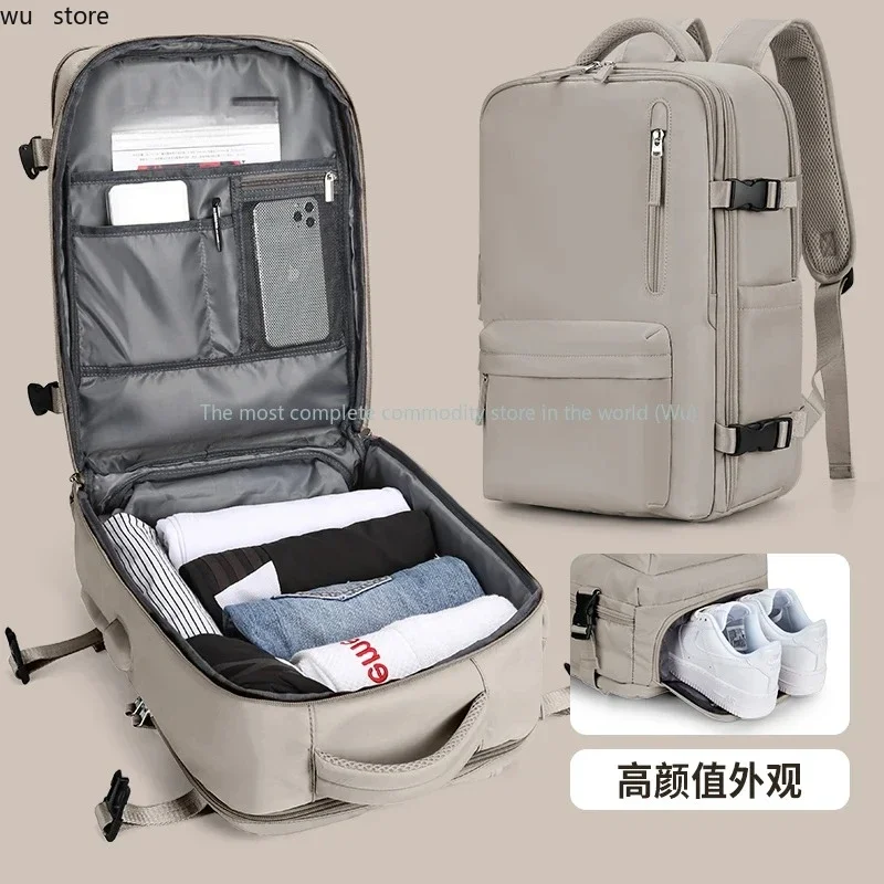 

Мужской легкий рюкзак — короткая деловая дорожная сумка, водостойкая, с несколькими карманами, противоугонная конструкция