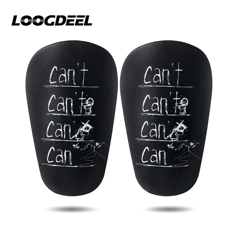 LOOGDEEL Mini Shin Pads Football Training Shin Guards Soccer Training Wear-resistant Shock Absorbing Soccer Leg Protector Unisex