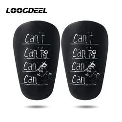 LOOGDEEL Mini Shin Pads Football Training Shin Guards Soccer Training Wear-resistant Shock Absorbing Soccer Leg Protector Unisex