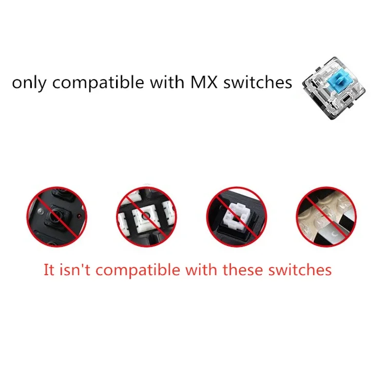 Profil OEM Gradien Sisi Dicetak Bersinar Melalui Keycaps PBT Double Shot Keycap Untuk Mechanical Gamer Keyboard Hitam Abu-abu Key Caps