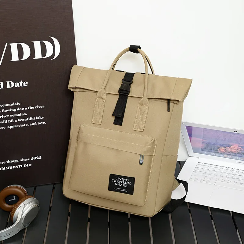 

New Simple Casual Korean Style Outdoor Travel Large Capacity Student School Bag Women's Backpack