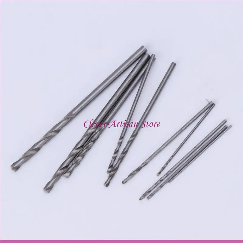 E06B Hot Micro Aluminum Hand Drill Keyless Chuck + 10pcs Twist Drills เครื่องมือโรตารี่