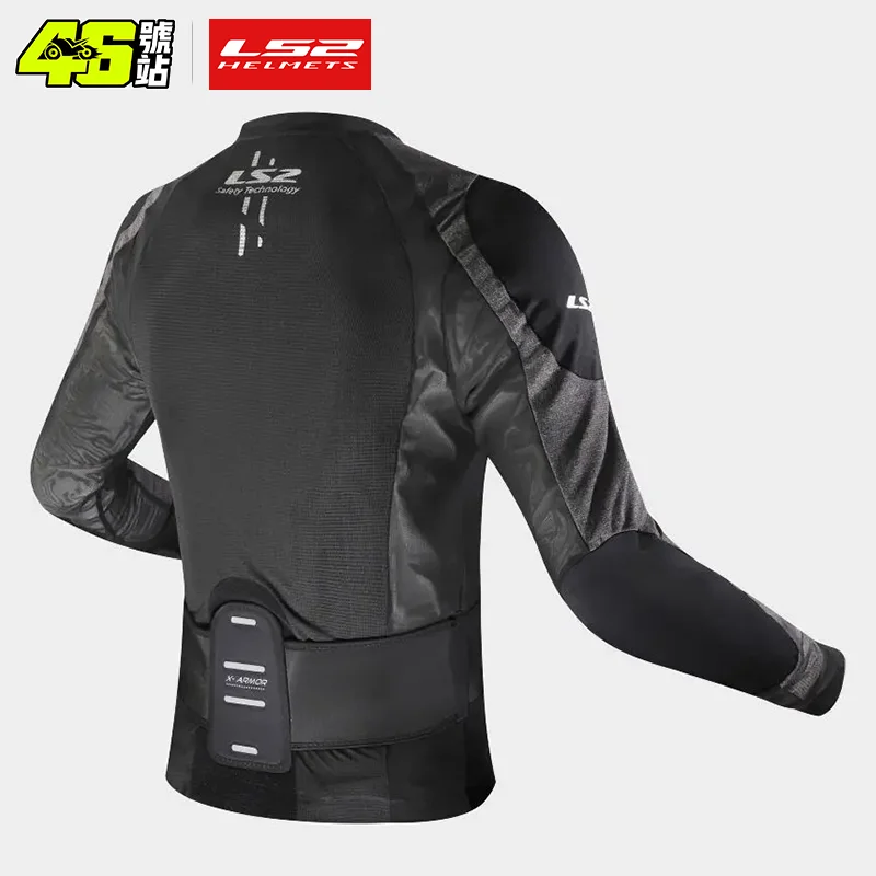 LS2-X-ARMOR MJ141 para hombre y mujer, ropa para montar en motocicleta, armadura suave, protección CE contra caídas, primavera y verano