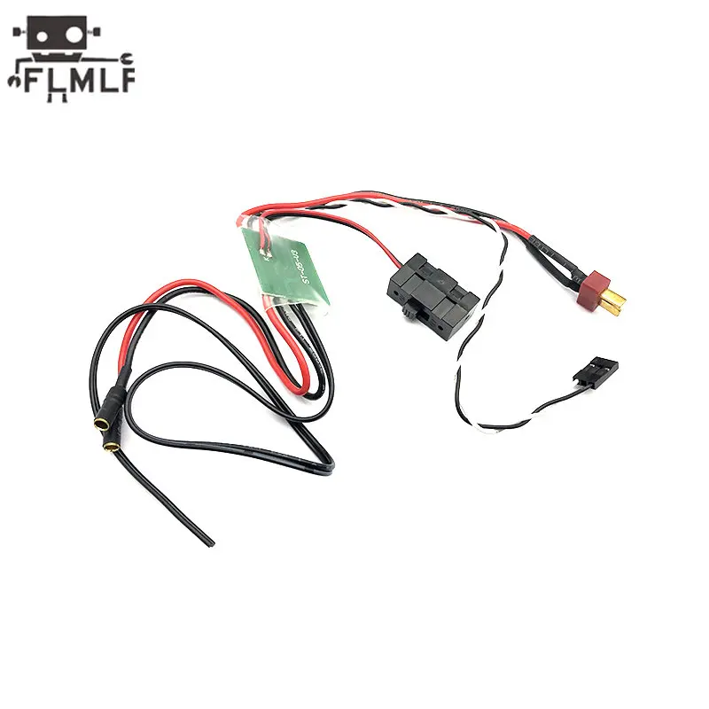 Rc Car 23CC- 45CC Engine ESC Electric Power Line Stop Switch of One Key Electric Start for 1/5 Hpi Rofun Baha Km Rovan Baja Losi