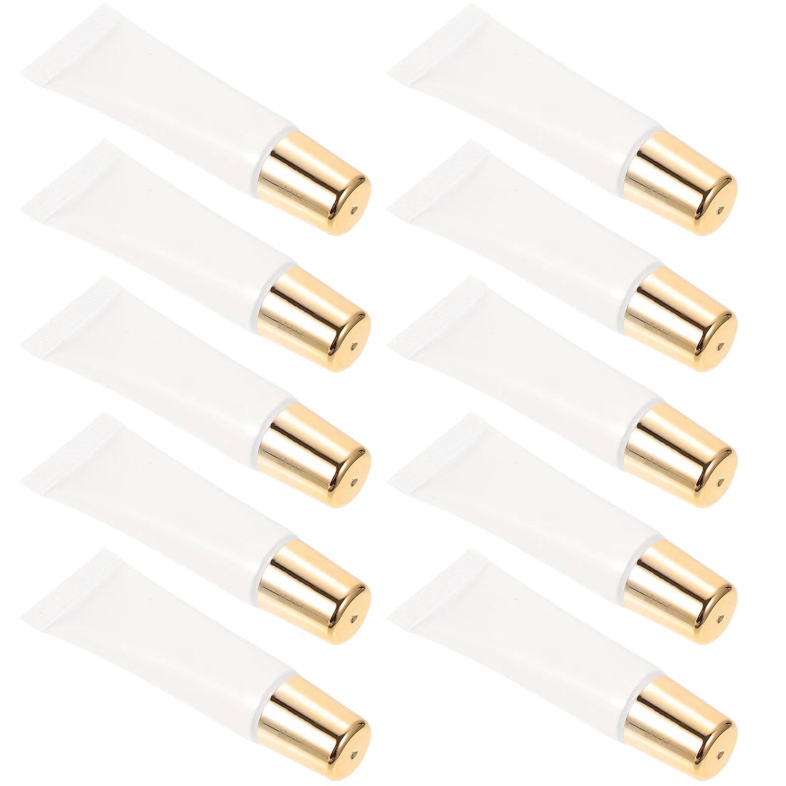 10個入り 空リップグロスチューブ 高品質 旅行用 リップグロス容器 漏れ防止設計 毎日の持ち運びに便利 口紅DIYチューブ