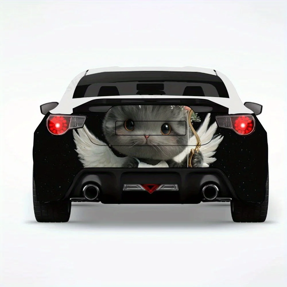 

Cupid Cat-20250725-04Car Sticker-Vinyl Decal for Car Rear, Waterproof Self-Adhesive Vinyl Stickers for Vehicle Tail & Bumper, De