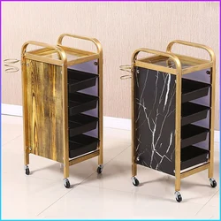 Professional Aesthetic Salon Trolley Drawers Portable Rolling Hair Cart Wheels Lashista Carro Peluqueria Salon Furniture MQ50TC