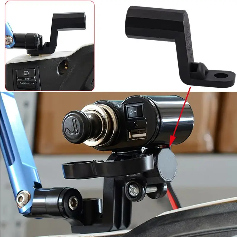 Motorcycle Rearview Mirrors Extension Riser Extend Adapter Mirror Extender Motorcycle Rearview Mirror Extension Mount Bracket