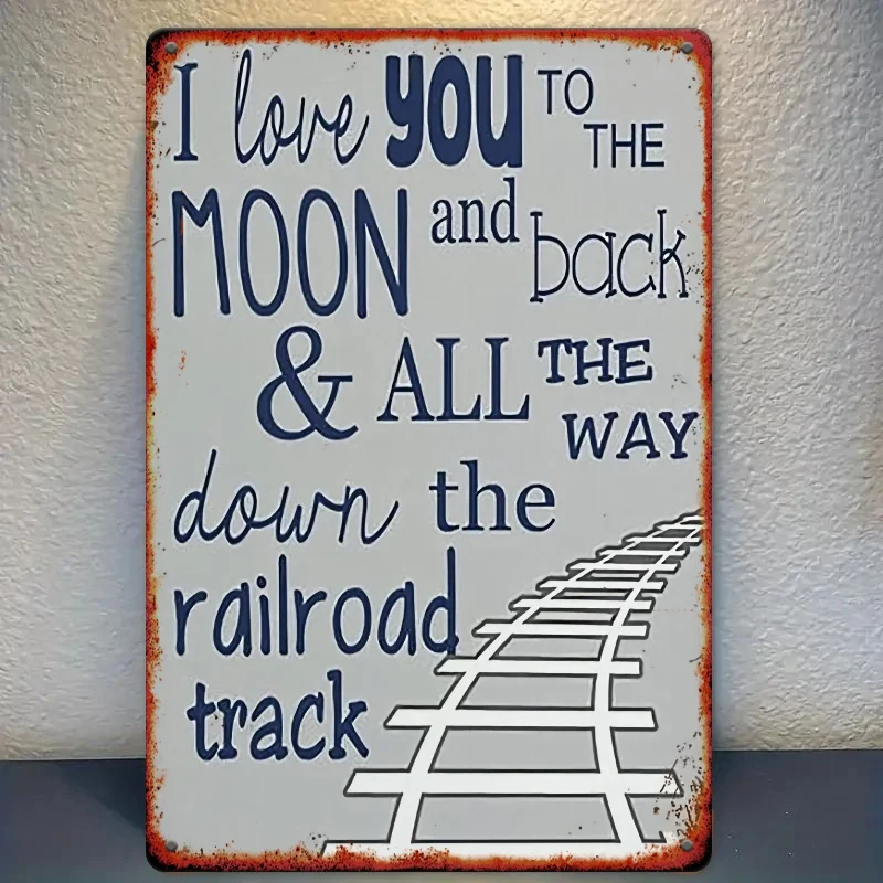 2D Flat, Retro Metal Tin Sign Wall Art - 