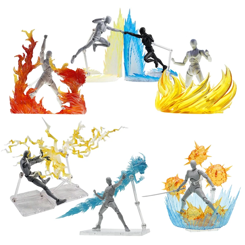 

Action Figures Special Effects Fire Effect Thunder and Lightning Effect Anime PVC Model Toys Accessories