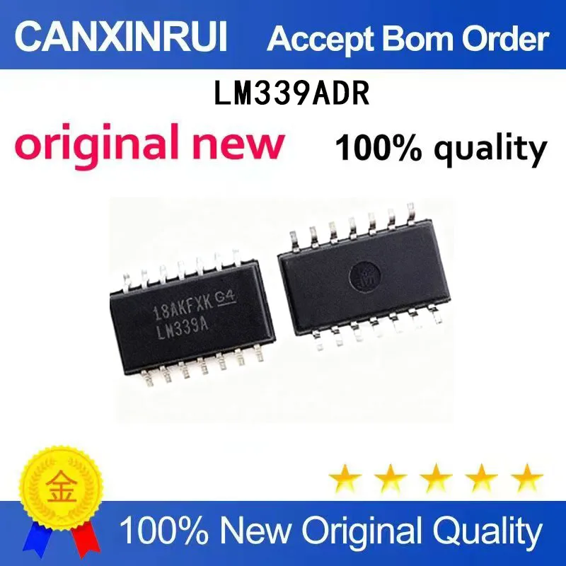 (5-100 Pieces)Brand new original LM339ADR LM339A SOP14 double-sided pin spot chip