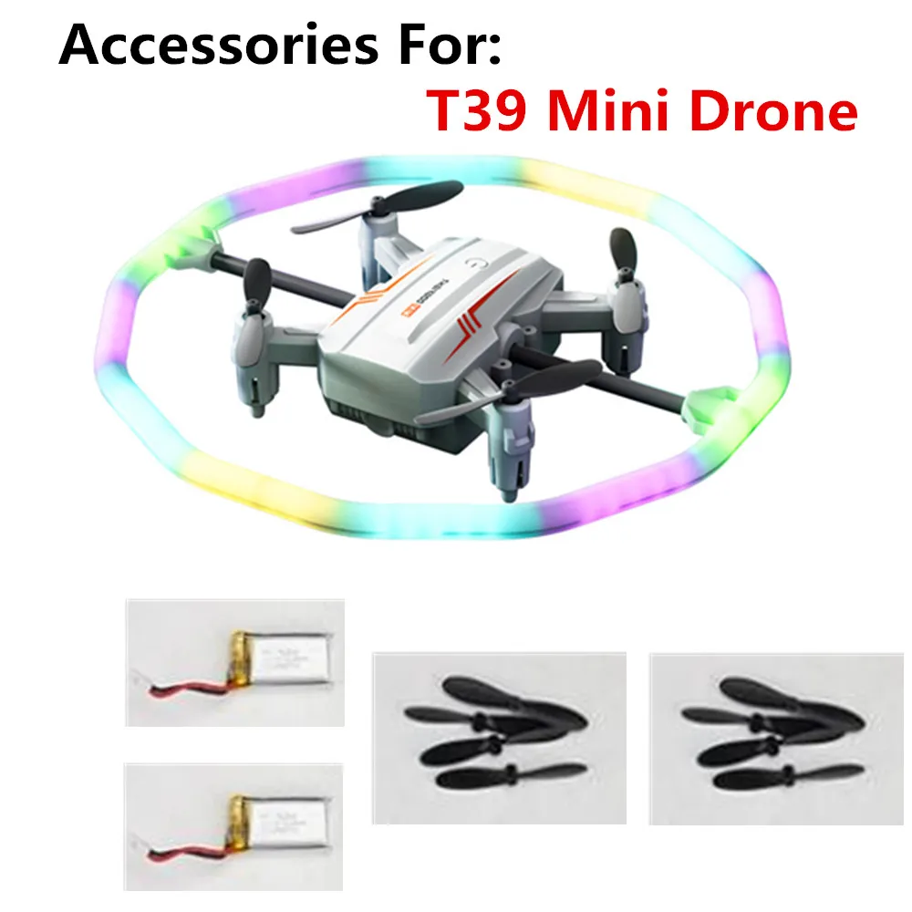 T39 Mini Drone Battery Original Accessories  / Propeller Maple Leaf  T39 Mini Drone Parts T39 Mini Battery