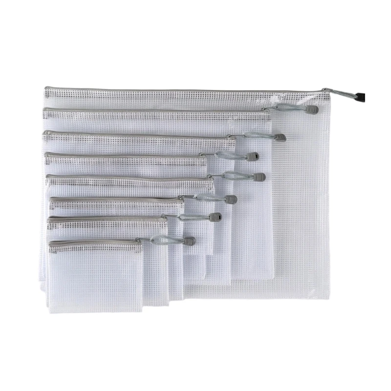 

9шт сумка для документов на молнии прозрачная водостойкая сумка для документов из ПВХ для офиса