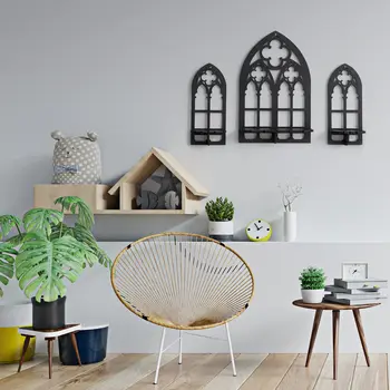 復古哥德暗黑風格昆蟲金色飛蛾和甲蟲藝術海報帆布畫牆畫,適用於客廳家居裝飾 10 最佳銷售 歌德式房間 - №4