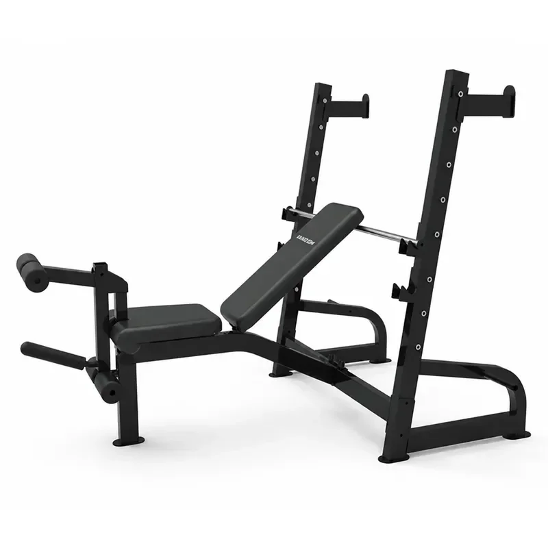 Heavy Duty Commercial Bench Press Rack Squat Stand Multifunctional Barbell Weightlifting Station Professional Home Gym