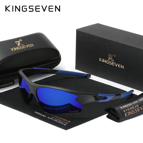 KINGSEVEN, gafas de sol polarizadas para ciclismo para hombre, gafas protectoras UV400 para carretera, gafas antideslumbrantes para bicicleta de montaña, gafas deportivas para bicicleta