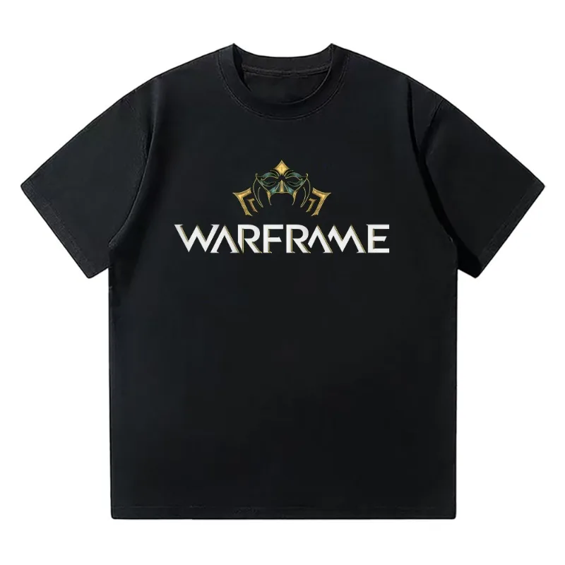 

Warframe Lotus Symbo Graphic T Shirts Warframe Men's Clothing Fashion Women Men Crewneck Short Sleeve Cotton T-shirts Streetwear