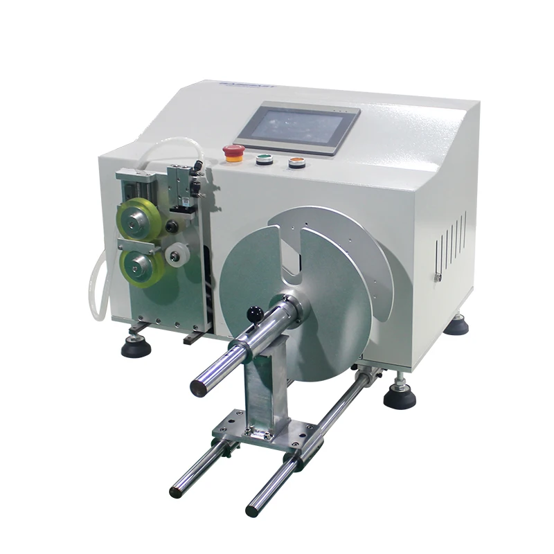 

New Digital Touch Screen 3 in 1 Wire Winding Machine 60-300mm Cable Electric Stripper Peeler Cutter Auto Counting Array Function