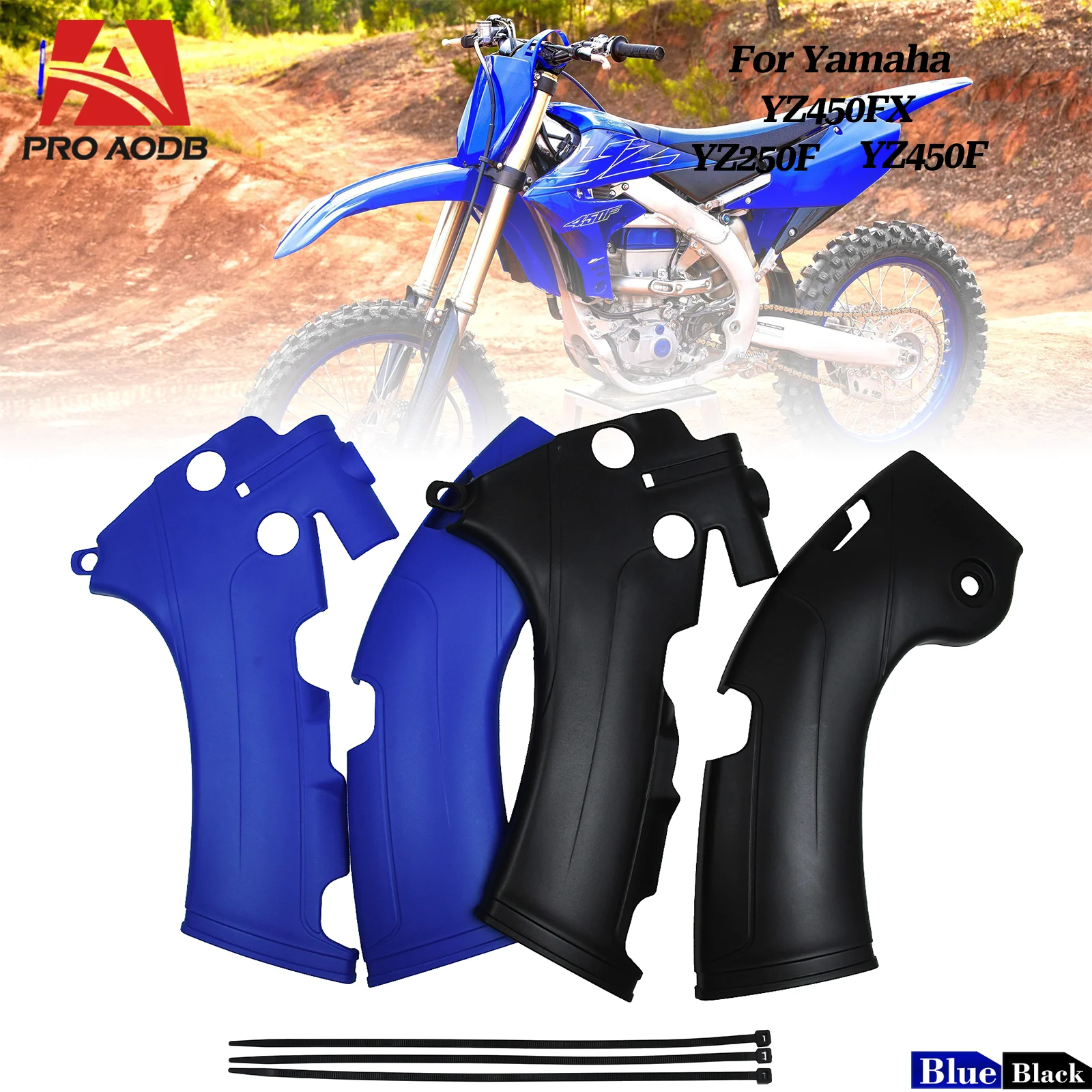 Motorcycles For Yamaha YZ250F YZ450F YZ450FX YZ 250F 450F 450FX WR YZF 250 450 Frame Guards Covers Plastic Frame Protection