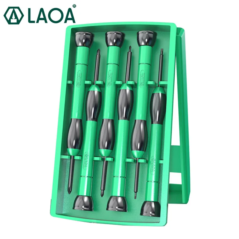 LAOA 6pcs Precision Screwdriver sets CRV Phillips screwdriver Glasses Toy phone Repair Tool