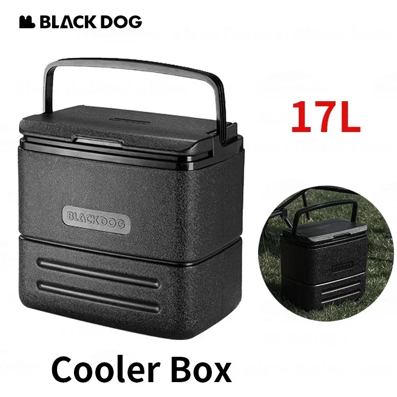 BLACKDOG Rigid Nevers Beer Cooler Drink Frigo da campeggio Raffreddatori portatili Pesca fredda Cottura Contenitore di ghiaccio Congelatore Scatola rigida 17L Spiaggia