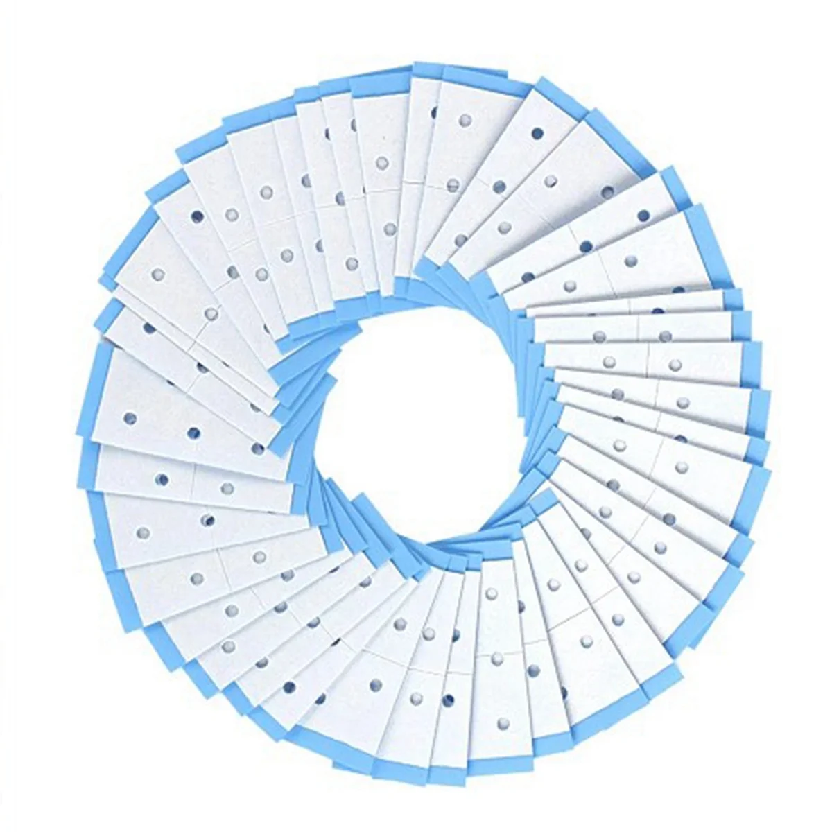 36PCS Wig Tape Strips Waterproof Double-Sided Wig Tape for Lace Wig Blue Adhesive Tape for Wigs Hair Extension Toupees