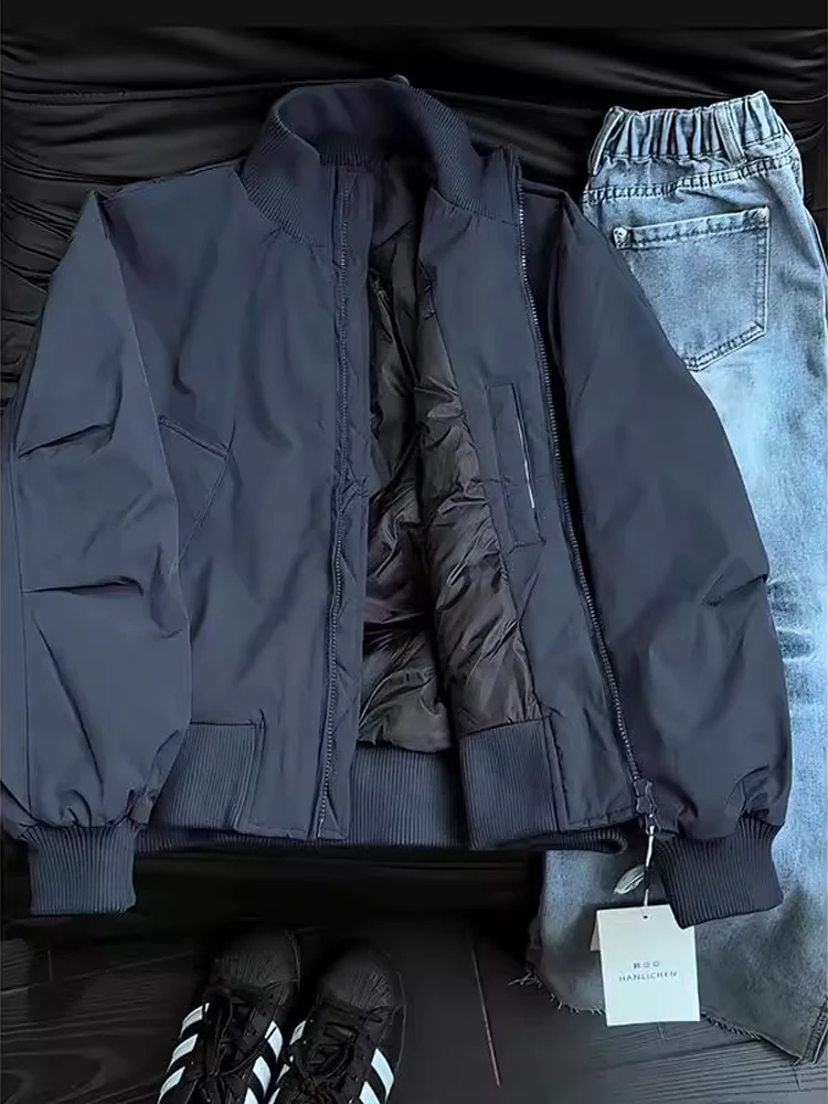 

Мужская легкая куртка Cleanfit с воротником-стойкой, на флисовой подкладке, с наполнителем из белого пуха, полиэстер