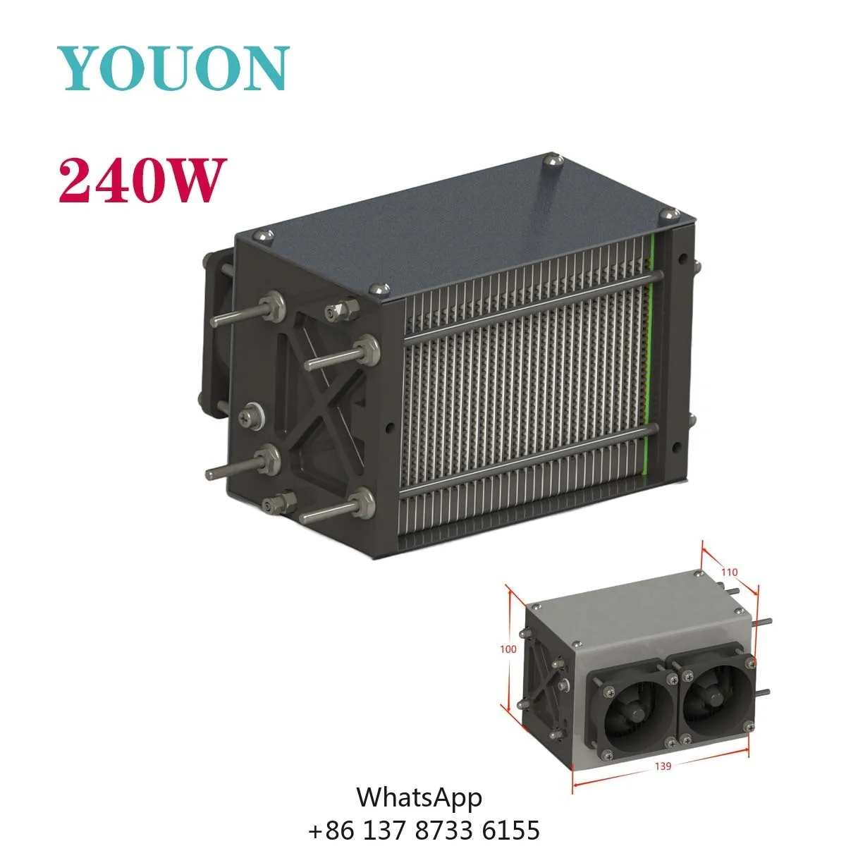 Quality Wholesale Proton Exchange Membrane Fuel Cell Stack 300W Pem Fuel Cell For Hydrogen Powered Bike