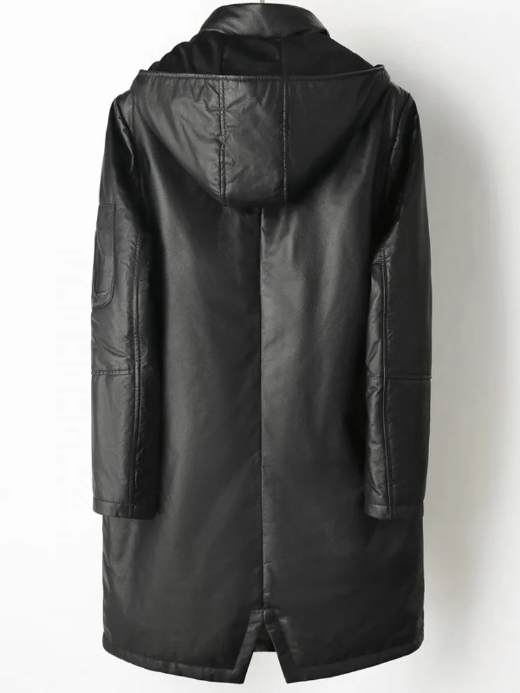 เสื้อโค้ทหนังวัวแท้บุขนเป็ดสำห - Leather Work Jacket Mens บทวิจารณ์และราคา