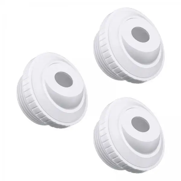 Pool Return Fittings Replacement Set PVC Adjustable Eyeball Jet Nozzle Directional Flow Inlet Fitting for Most Pools