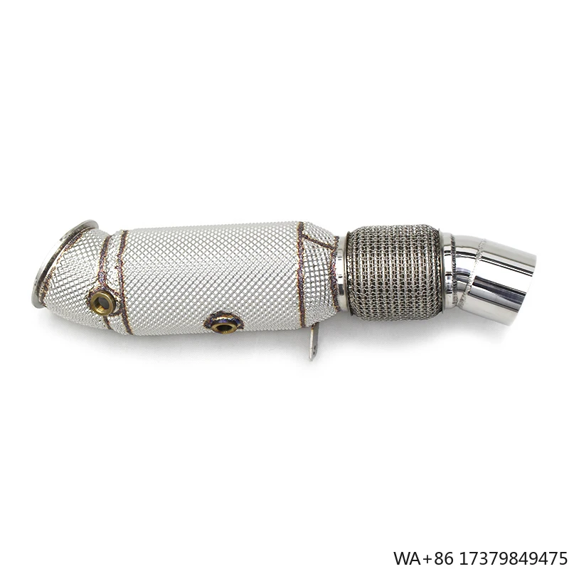 

OEM Straight Header for BMW X5 3.0T 2014-2016 Downpipe With Heat Shield Stainless Steel Exhaust Pipes