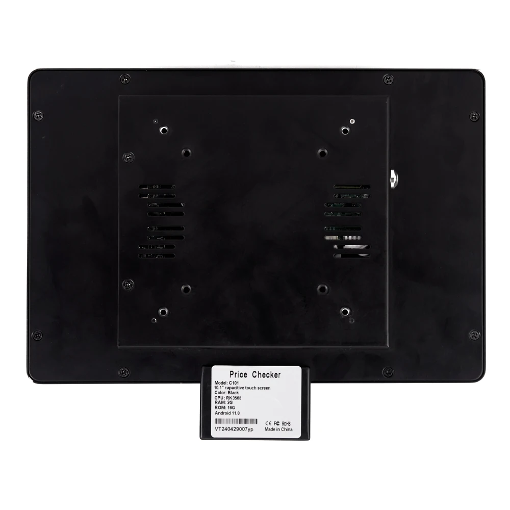 Customizable 10.1 Inch Android System LCD Touch Screen Display Scanner Meter Tablet Price Checker for Supermarket