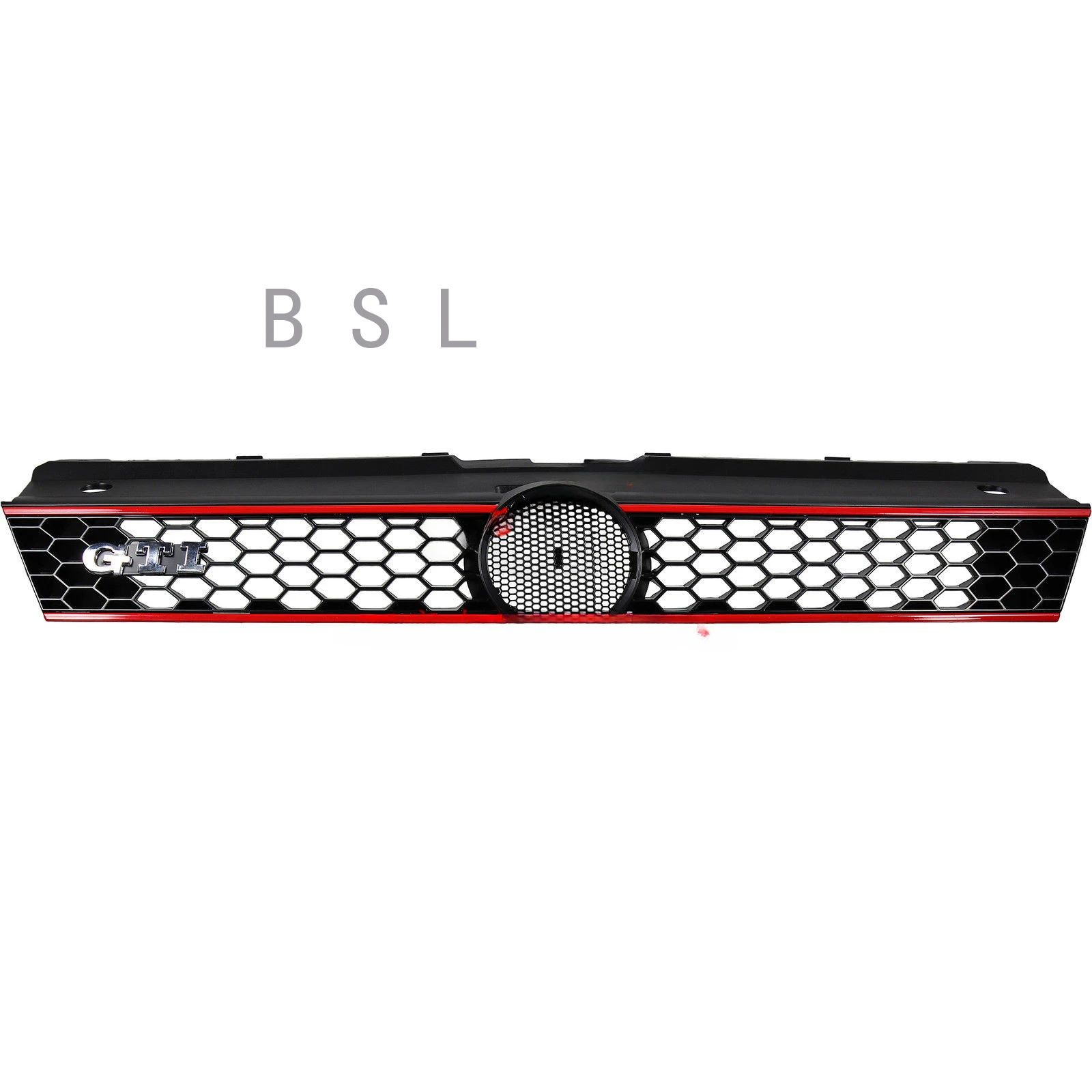 ABS Front Bumper Grille For  Volkswagen VW Polo 6R 2010-2013  GTI Style Honeycomb Mesh Center Grille