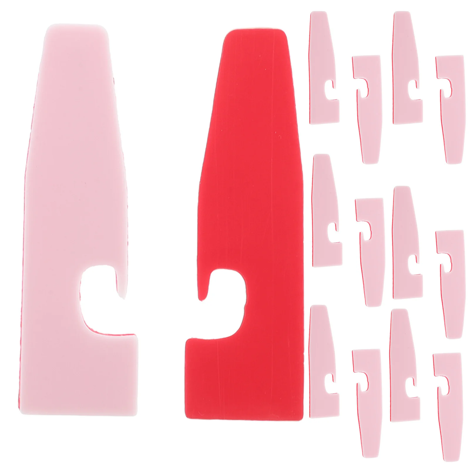 15Pcs Overlock Presser Foot Pad Durable Plastic Replacement for Serger Machine Sewing Accessory Wear Resistant Bottom Plate