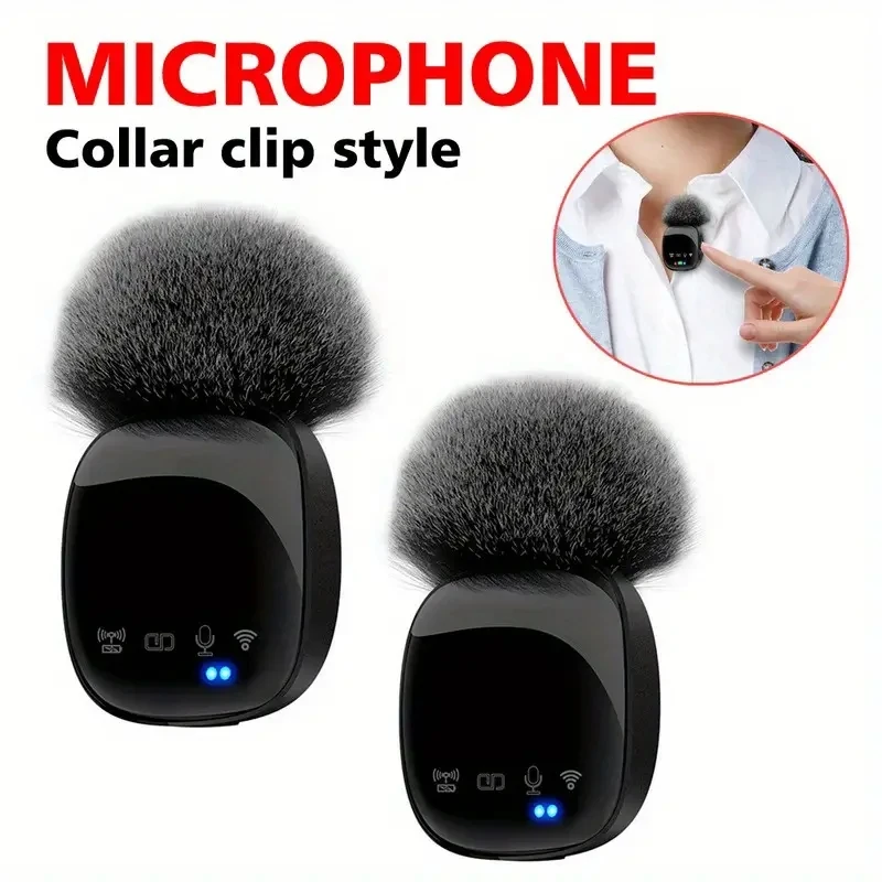 R8 Nieuwe Draadloze Lavalier Microfoon Audio Video Opname Mini Mic Voor Iphone Android Laptop Live Gaming Mobiele Telefoon Microfoon