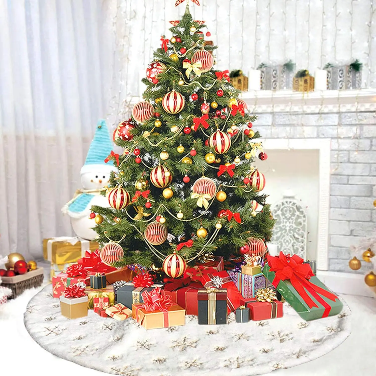 Thumbnail 3 - #27 Latest Christmas Tree Skirts Offers