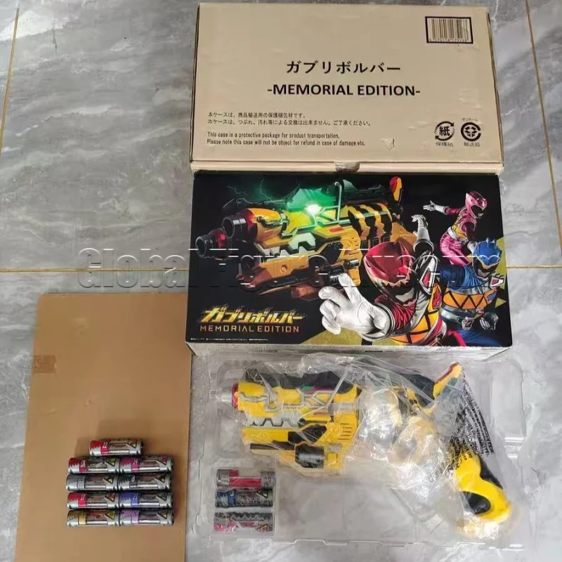 In Stock Bandai ME Memorial Edition Gaburevolver Zyuden Sentai Kyoryuger Full Zyudenchi Accessory Set Collectible Model Toy Gift