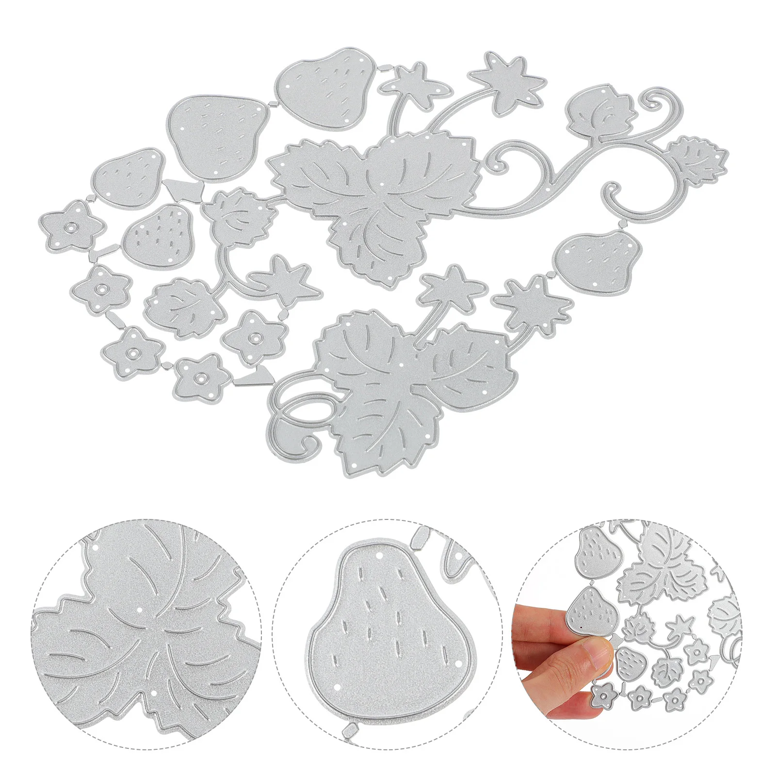 

1Pcs Carbon Steel Strawberry Shaped Cutting Die DIY Scrapbooking Tool Embossing Stencil for Paper Crafting Strawberry Die