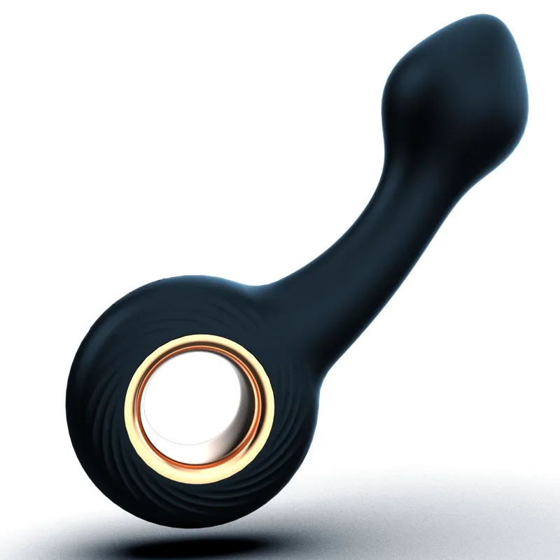 Handheld pull ring vibrator, anal plug dildo, backyard massager,unisex SM G-spot anal stimulator, adult sex toys 18+