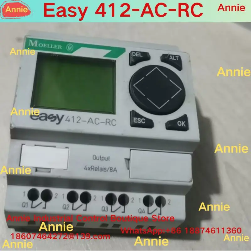 

Second-hand test OK Easy 412-AC-RC Programmable Controller
